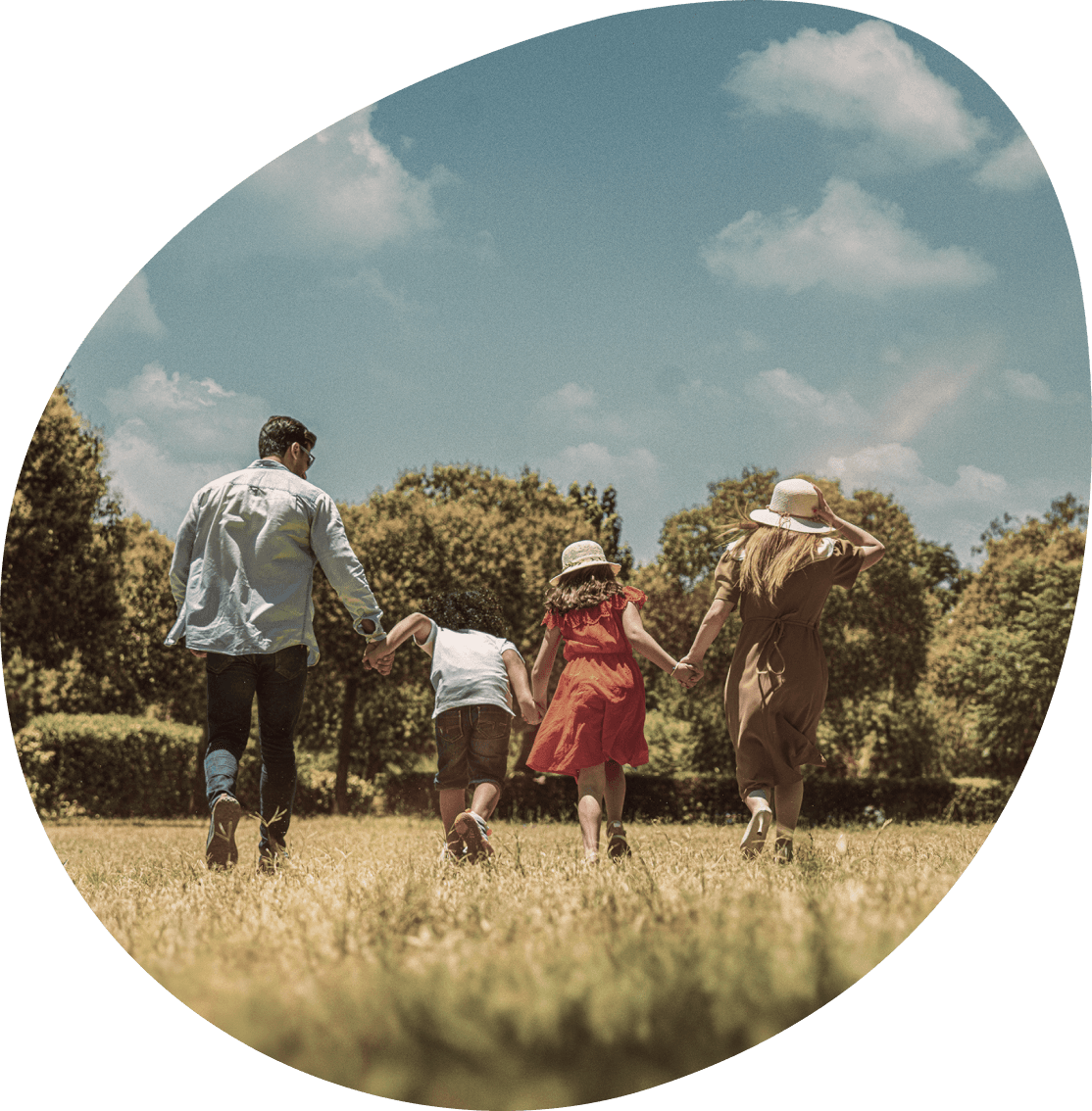 Image of a happy family